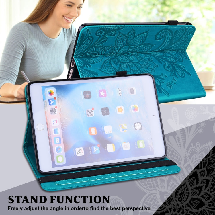 Lace Flower Embossing Pattern Leather Tablet Case For Lenovo Tab M8 FHD