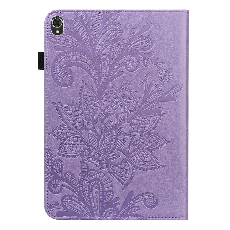 Lace Flower Embossing Pattern Leather Tablet Case For Lenovo Tab K10