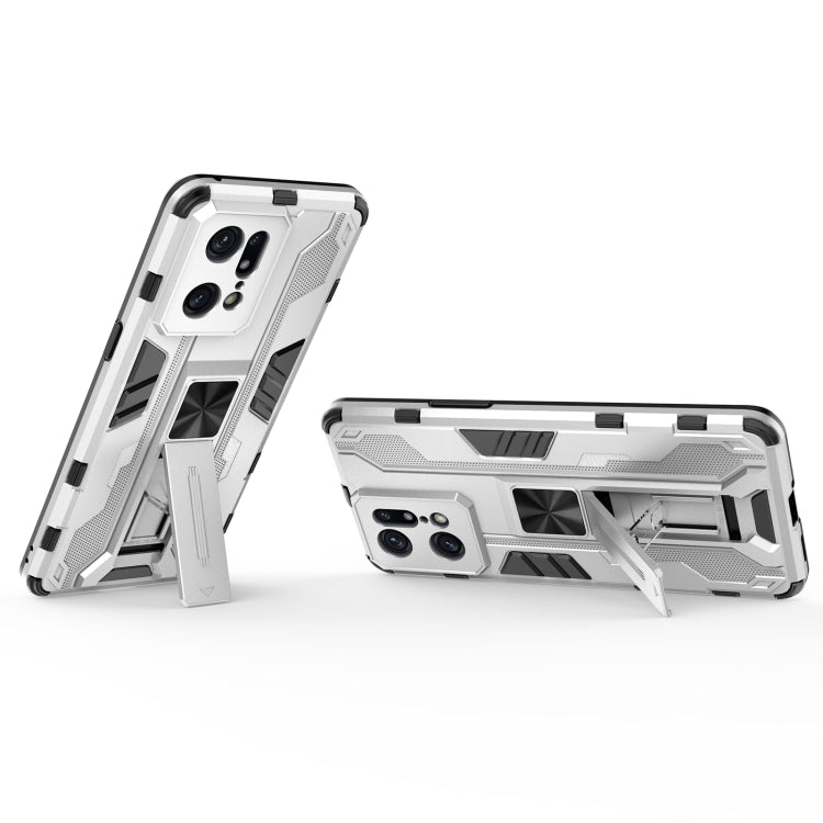 For OPPO Find X5 Pro Supersonic PC + TPU Shock-proof Protective Phone Case with Holder