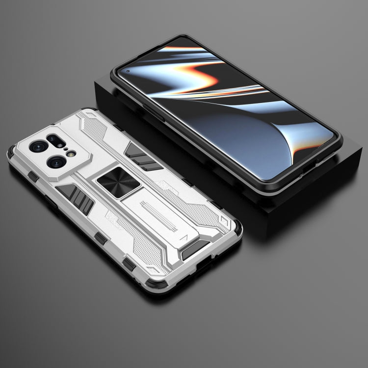 For OPPO Find X5 Pro Supersonic PC + TPU Shock-proof Protective Phone Case with Holder