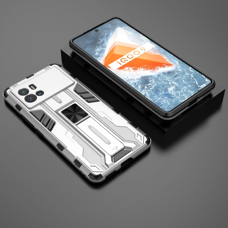 For vivo iQOO 9 Supersonic PC + TPU Shock-proof Protective Phone Case with Holder