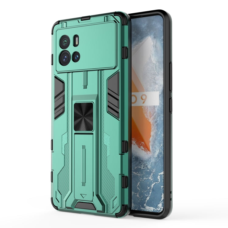 For vivo iQOO 9 Supersonic PC + TPU Shock-proof Protective Phone Case with Holder