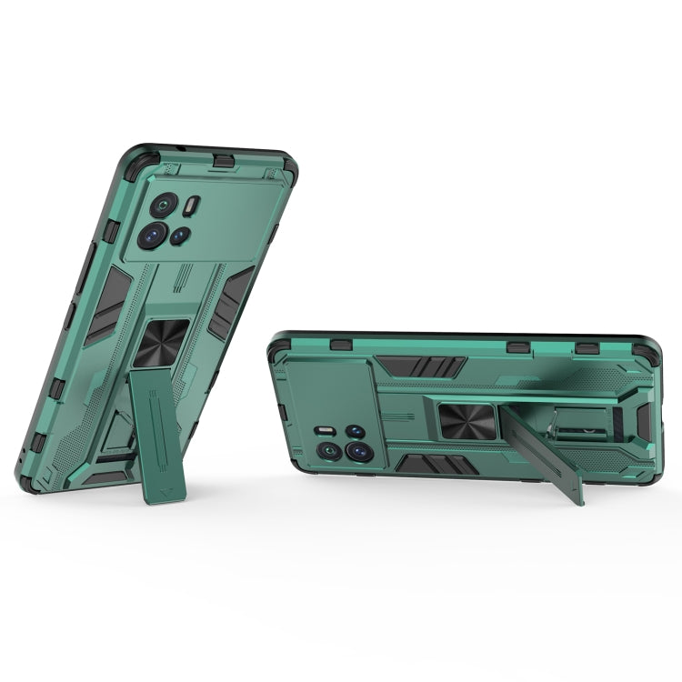 For vivo iQOO 9 Supersonic PC + TPU Shock-proof Protective Phone Case with Holder