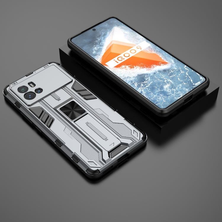 For vivo iQOO 9 Supersonic PC + TPU Shock-proof Protective Phone Case with Holder