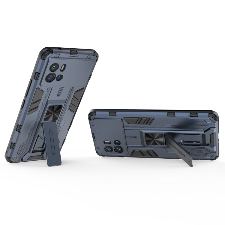 For vivo iQOO 9 Supersonic PC + TPU Shock-proof Protective Phone Case with Holder