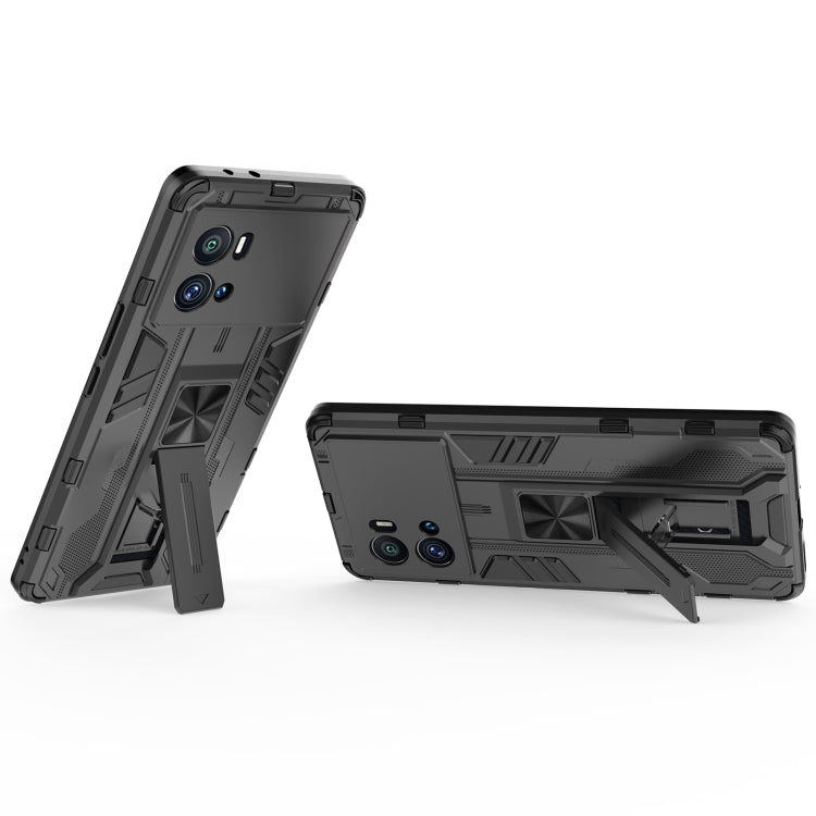 For vivo iQOO 9 Pro Supersonic PC + TPU Shock-proof Protective Phone Case with Holder
