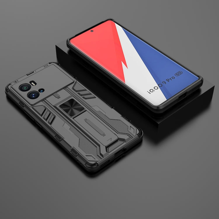 For vivo iQOO 9 Pro Supersonic PC + TPU Shock-proof Protective Phone Case with Holder