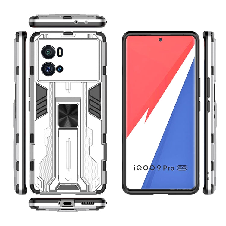 For vivo iQOO 9 Pro Supersonic PC + TPU Shock-proof Protective Phone Case with Holder