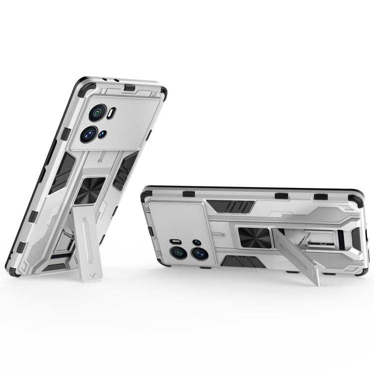For vivo iQOO 9 Pro Supersonic PC + TPU Shock-proof Protective Phone Case with Holder