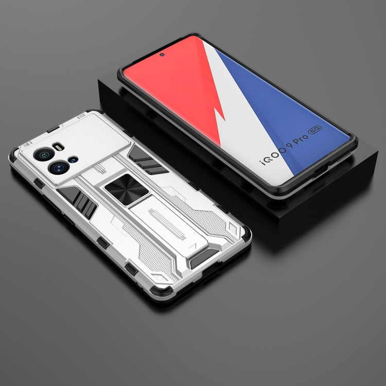For vivo iQOO 9 Pro Supersonic PC + TPU Shock-proof Protective Phone Case with Holder