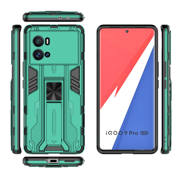 For vivo iQOO 9 Pro Supersonic PC + TPU Shock-proof Protective Phone Case with Holder