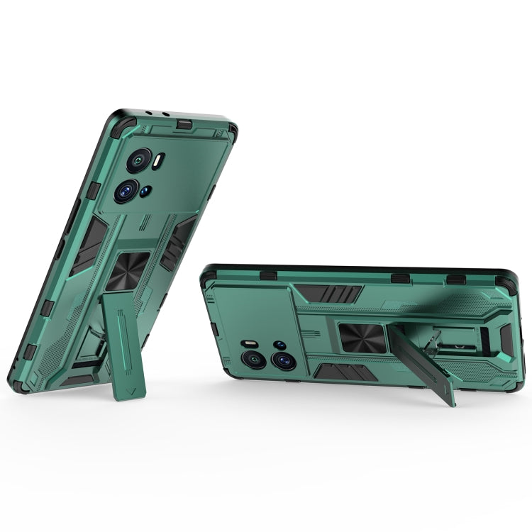 For vivo iQOO 9 Pro Supersonic PC + TPU Shock-proof Protective Phone Case with Holder