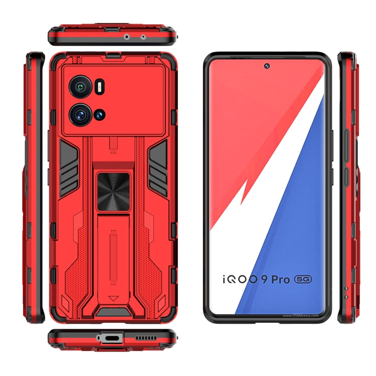 For vivo iQOO 9 Pro Supersonic PC + TPU Shock-proof Protective Phone Case with Holder