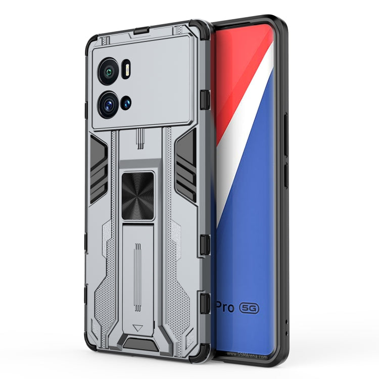 For vivo iQOO 9 Pro Supersonic PC + TPU Shock-proof Protective Phone Case with Holder