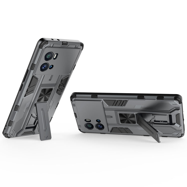 For vivo iQOO 9 Pro Supersonic PC + TPU Shock-proof Protective Phone Case with Holder