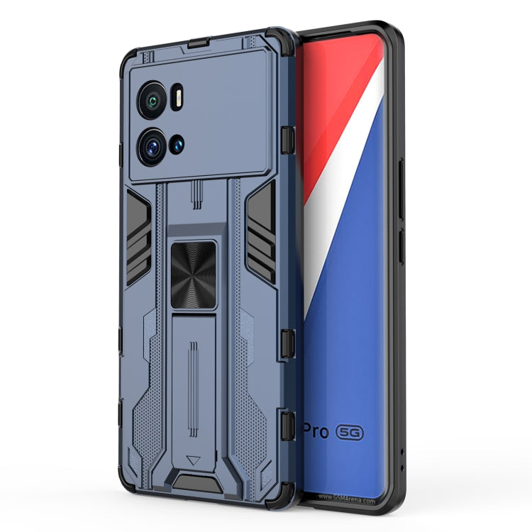 For vivo iQOO 9 Pro Supersonic PC + TPU Shock-proof Protective Phone Case with Holder