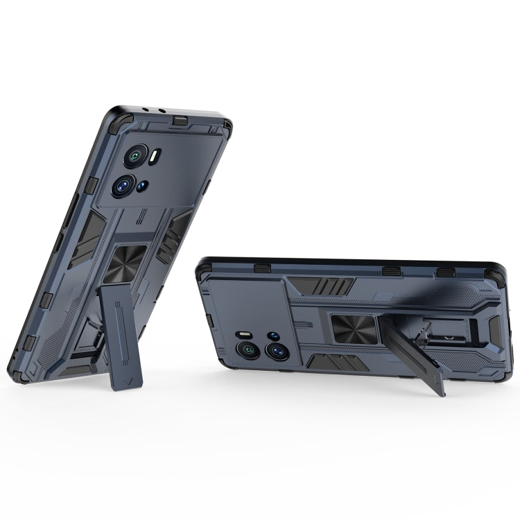 For vivo iQOO 9 Pro Supersonic PC + TPU Shock-proof Protective Phone Case with Holder