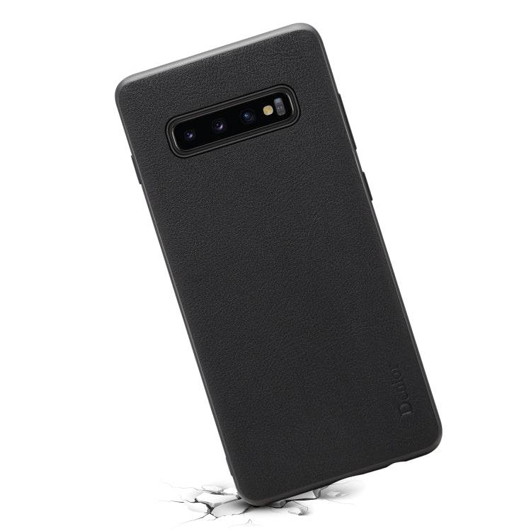 For Galaxy S10 Plus Denior V7 Luxury Car Cowhide Leather Ultrathin Protective Case