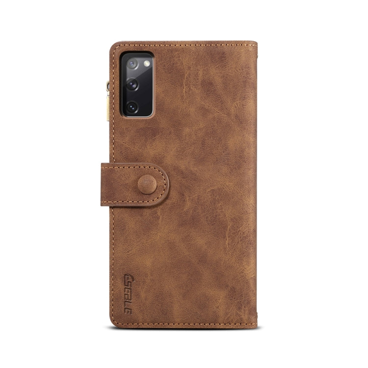 For Samsung Galaxy S20 FE 5G & 4G / S20 Fan Edition / S20 Lite / S20 FE 2022 Retro Frosted Horizontal Flip Leather Phone Case