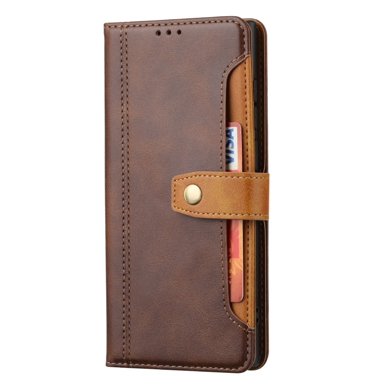 For Xiaomi Redmi Note 11S / Note 11 4G Global Calf Texture Double Fold Leather Phone Case