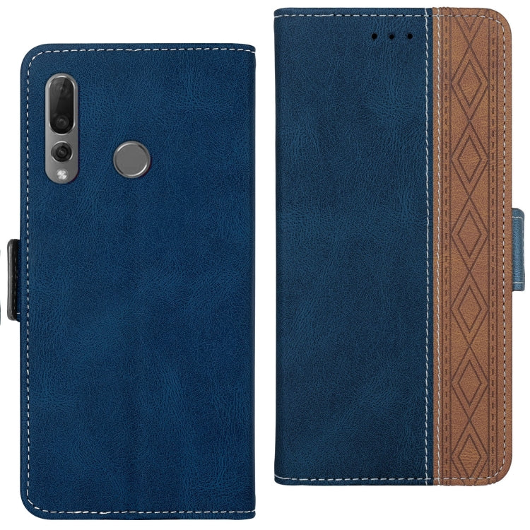 For Huawei P smart Z Stitching Side-Magnetic RFID Leather Phone Case