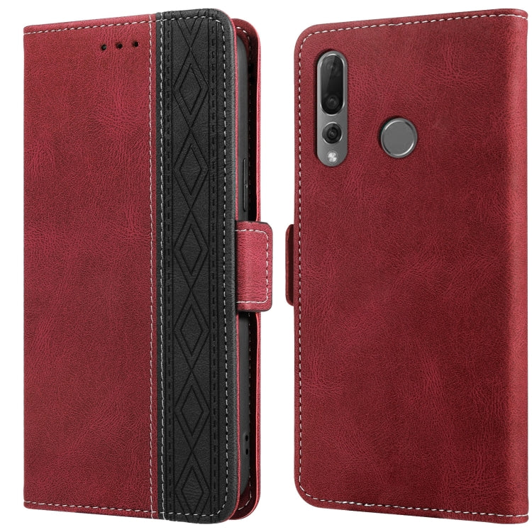 For Huawei P smart Z Stitching Side-Magnetic RFID Leather Phone Case