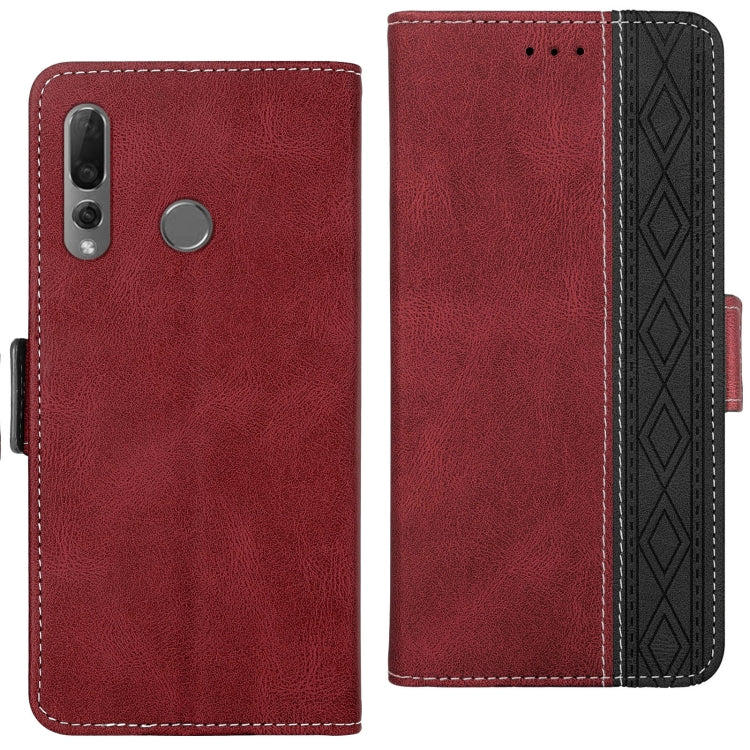 For Huawei P smart Z Stitching Side-Magnetic RFID Leather Phone Case