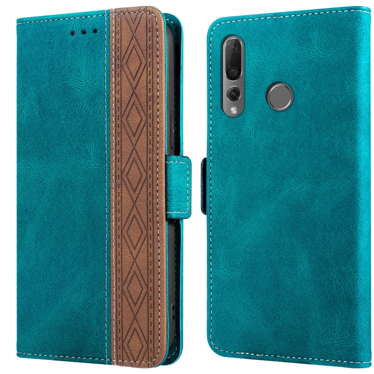 For Huawei P smart Z Stitching Side-Magnetic RFID Leather Phone Case