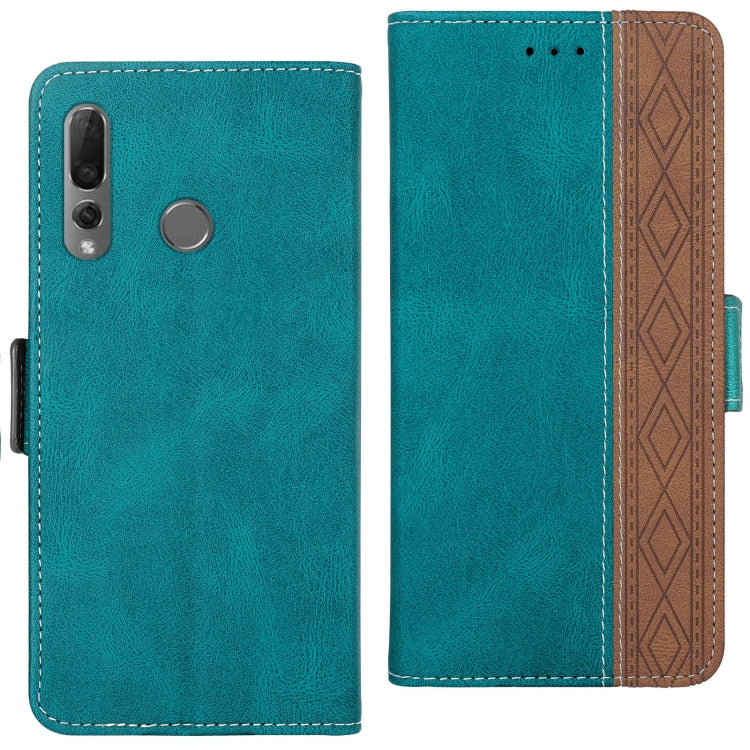 For Huawei P smart Z Stitching Side-Magnetic RFID Leather Phone Case