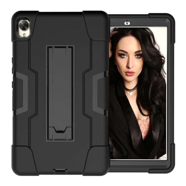 For Huawei MediaPad M6 8.4 Contrast Color Silicone + PC Combination Case with Holder