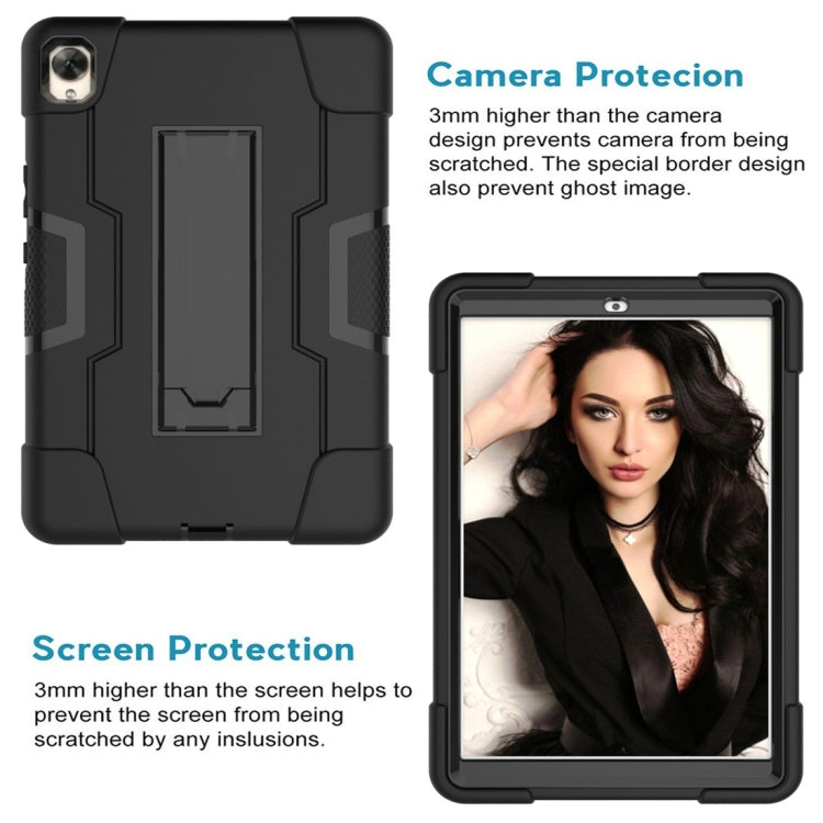 For Huawei MediaPad M6 8.4 Contrast Color Silicone + PC Combination Case with Holder