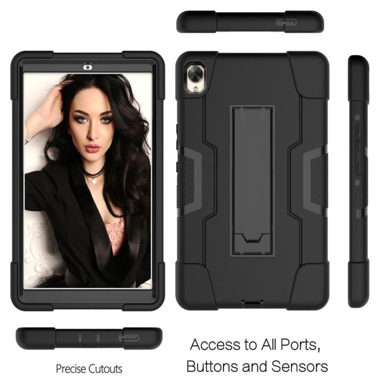 For Huawei MediaPad M6 8.4 Contrast Color Silicone + PC Combination Case with Holder