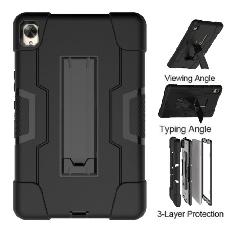 For Huawei MediaPad M6 8.4 Contrast Color Silicone + PC Combination Case with Holder