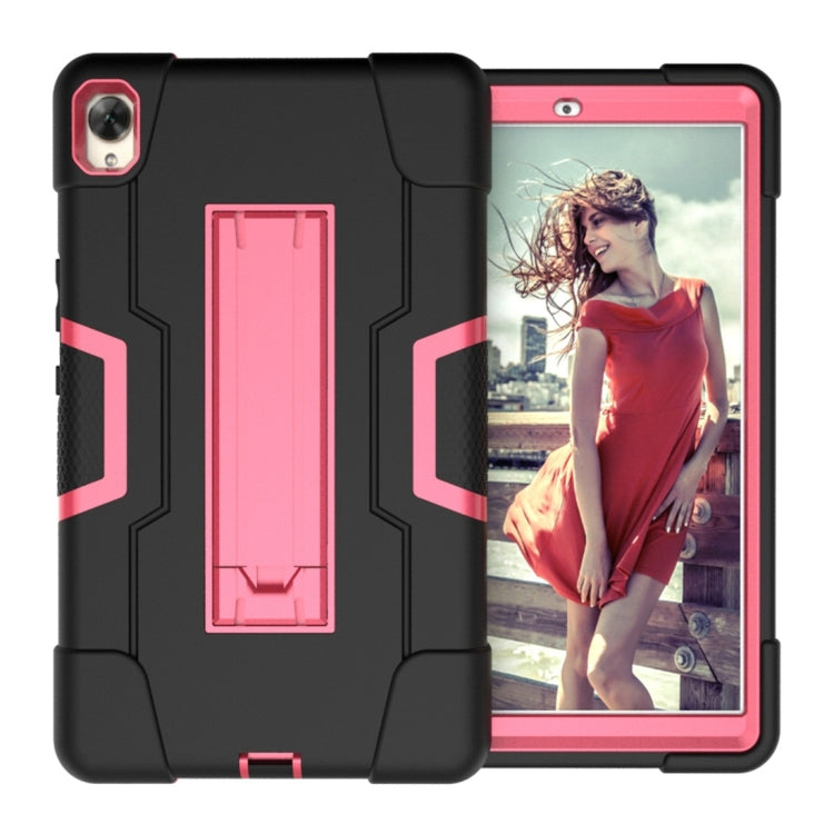 For Huawei MediaPad M6 8.4 Contrast Color Silicone + PC Combination Case with Holder