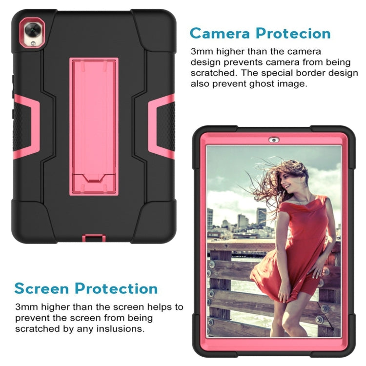 For Huawei MediaPad M6 8.4 Contrast Color Silicone + PC Combination Case with Holder