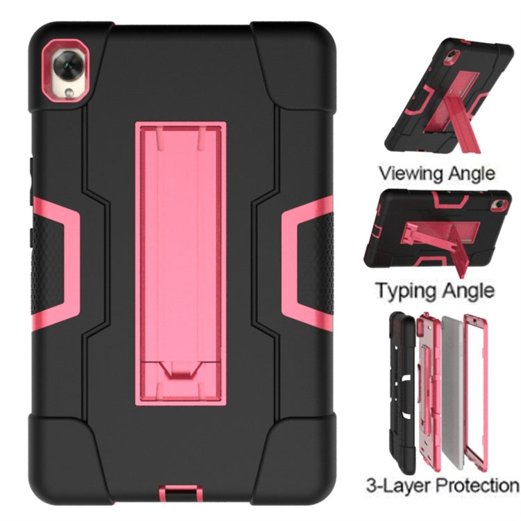 For Huawei MediaPad M6 8.4 Contrast Color Silicone + PC Combination Case with Holder