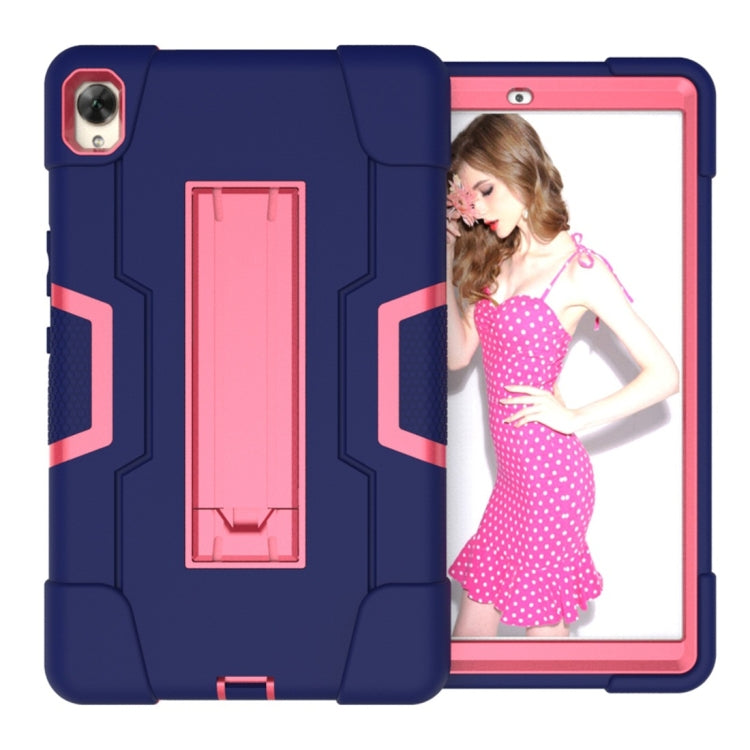 For Huawei MediaPad M6 8.4 Contrast Color Silicone + PC Combination Case with Holder