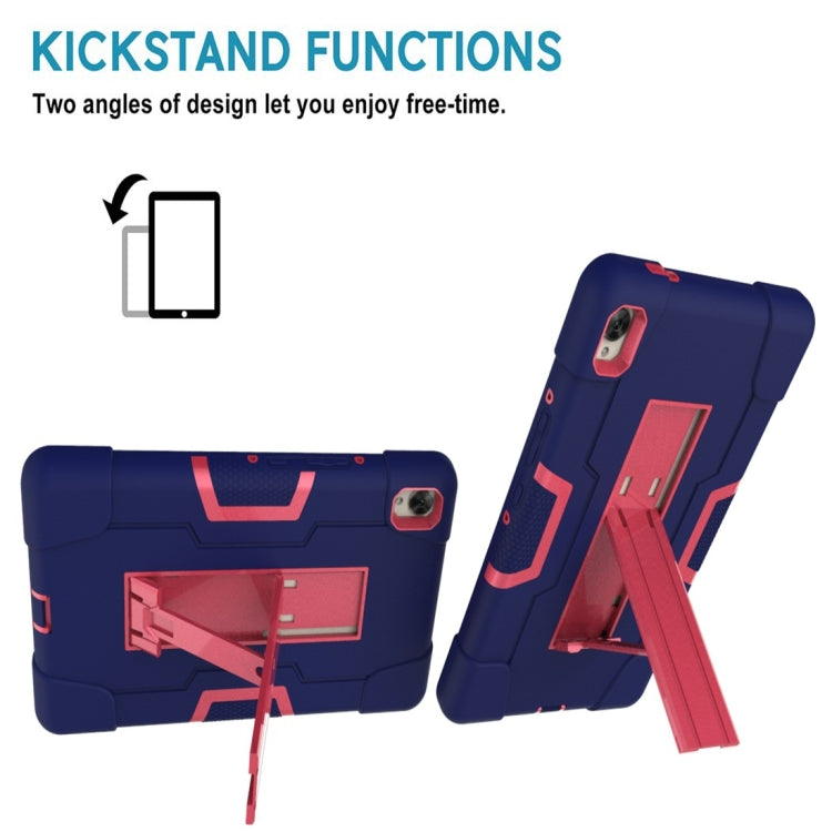 For Huawei MediaPad M6 8.4 Contrast Color Silicone + PC Combination Case with Holder