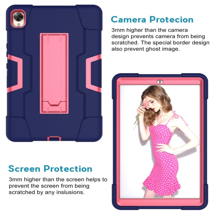 For Huawei MediaPad M6 8.4 Contrast Color Silicone + PC Combination Case with Holder