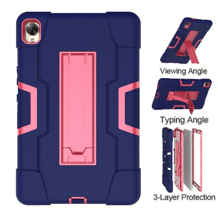 For Huawei MediaPad M6 8.4 Contrast Color Silicone + PC Combination Case with Holder