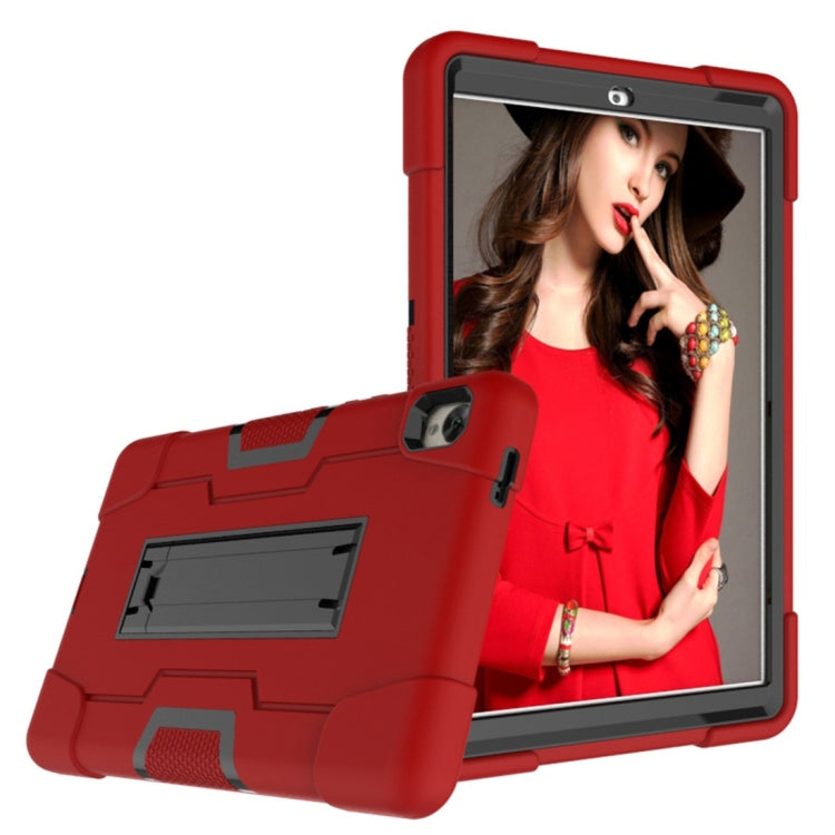 For Huawei MediaPad M6 8.4 Contrast Color Silicone + PC Combination Case with Holder