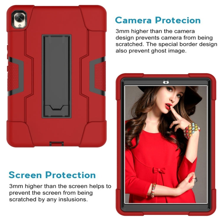 For Huawei MediaPad M6 8.4 Contrast Color Silicone + PC Combination Case with Holder