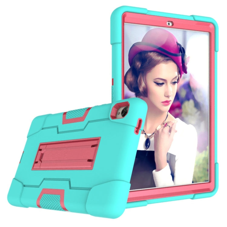 For Huawei MediaPad M6 8.4 Contrast Color Silicone + PC Combination Case with Holder