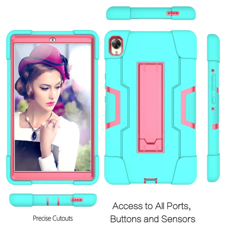 For Huawei MediaPad M6 8.4 Contrast Color Silicone + PC Combination Case with Holder