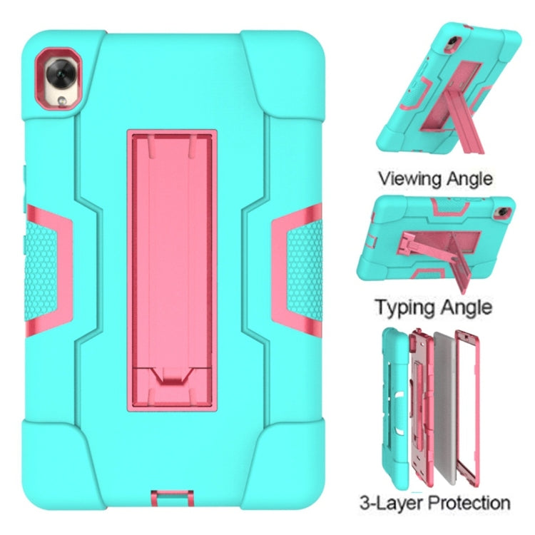 For Huawei MediaPad M6 8.4 Contrast Color Silicone + PC Combination Case with Holder