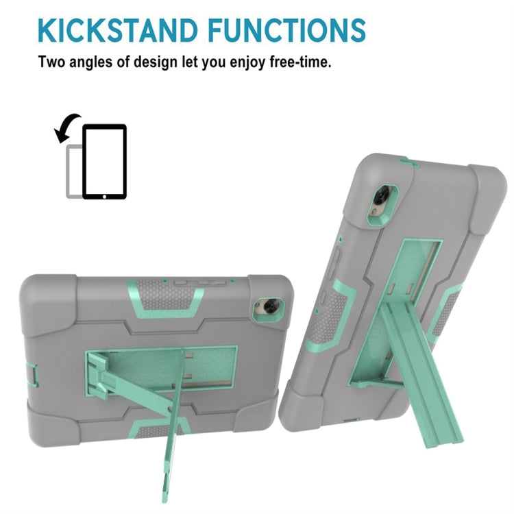 For Huawei MediaPad M6 8.4 Contrast Color Silicone + PC Combination Case with Holder