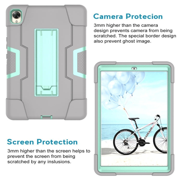 For Huawei MediaPad M6 8.4 Contrast Color Silicone + PC Combination Case with Holder