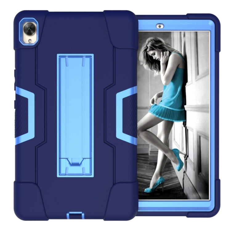 For Huawei MediaPad M6 8.4 Contrast Color Silicone + PC Combination Case with Holder