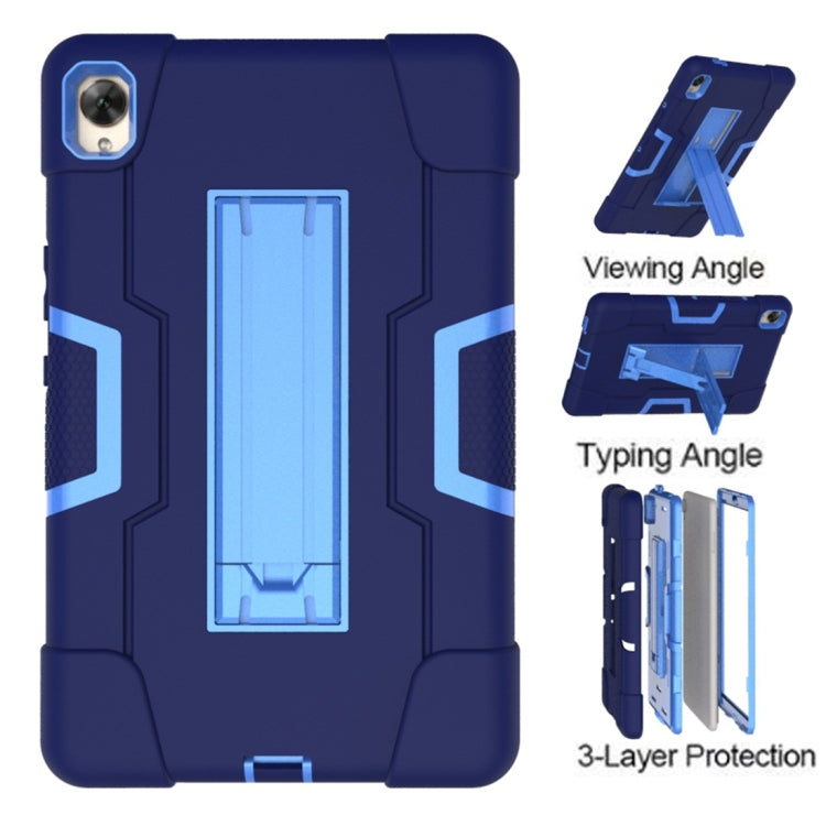 For Huawei MediaPad M6 8.4 Contrast Color Silicone + PC Combination Case with Holder