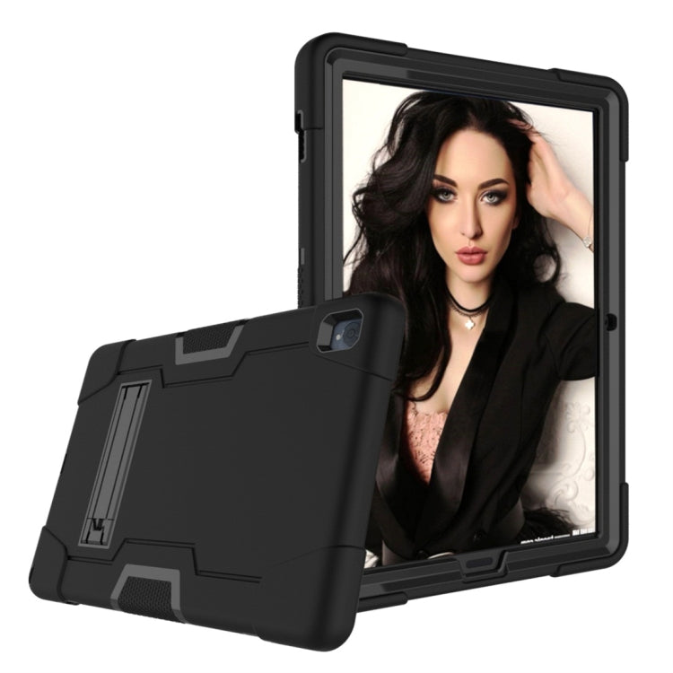 For Huawei MediaPad M6 10.8 Contrast Color Silicone + PC Combination Case with Holder